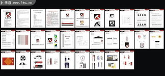 装潢公司全套VI模板印刷品 打造专业品牌形象的关键步骤